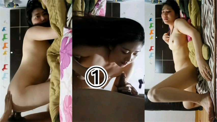 【高端情侣】同居自拍不雅视频,口爆扛腿中出的爆操激情